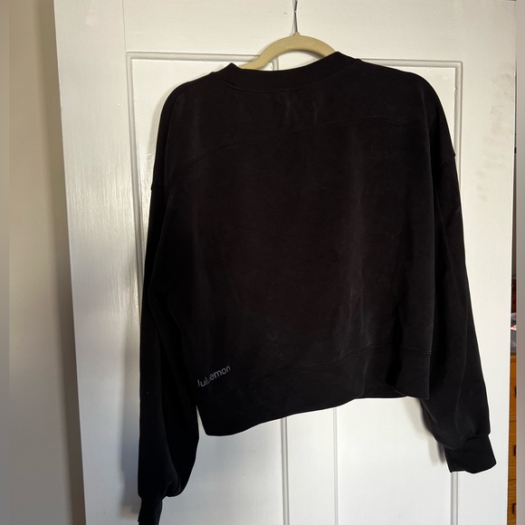 Perfectly oversized cropped Softstreme sweatshirt in black - Picture 7 of 7